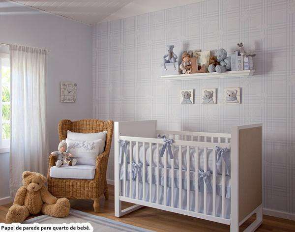 Papel de parede para quarto de bebê.